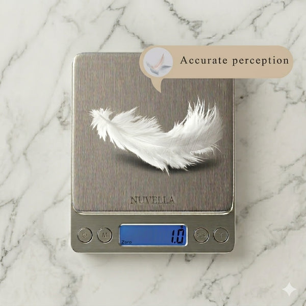 Nuvella - Stainless Steel Mini Portable Scale