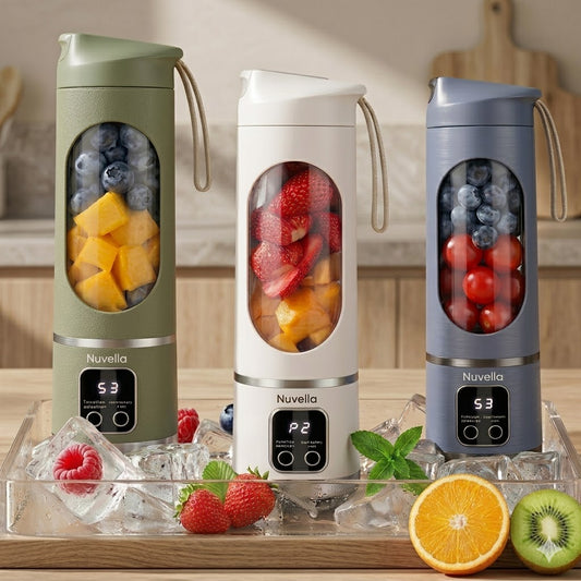 Nuvella Blend On The Go – Portable, USB-Rechargeable Electric Blender