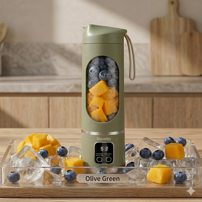 Nuvella Blend On The Go – Portable, USB-Rechargeable Electric Blender