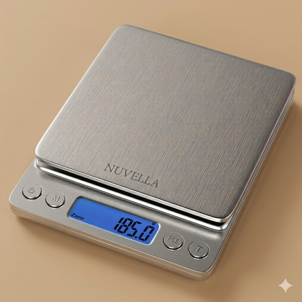 Nuvella - Stainless Steel Mini Portable Scale